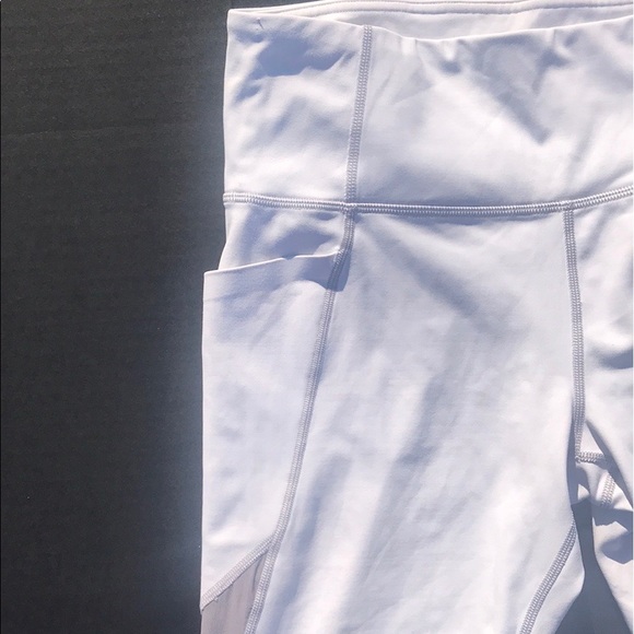 Athleta White & Tan Capri/Crop Leggings - Picture 2 of 13